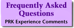 LASIK amd PRK FAQs - Frequently Asked Questions and Experiences